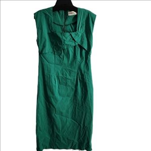 Emerald Green Bettie Page Sheath Wiggle Dress XXL